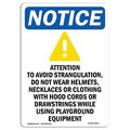 Signmission OSHA Sign, Attention To Avoid With Symbol, 5in X 3.5in Decal, 10PK, 3.5" W, 5" L, Portrait, PK10 OS-NS-D-35-V-10229-10PK